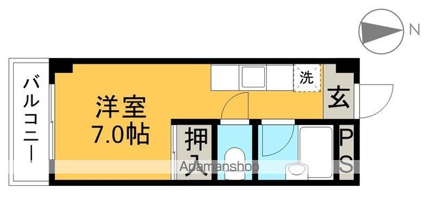 ミタニマンション 205号室 間取り