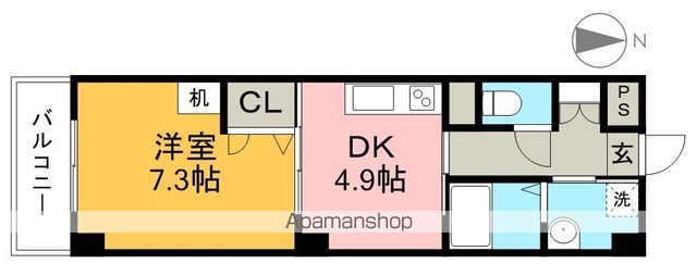 イターナル 303号室 間取り
