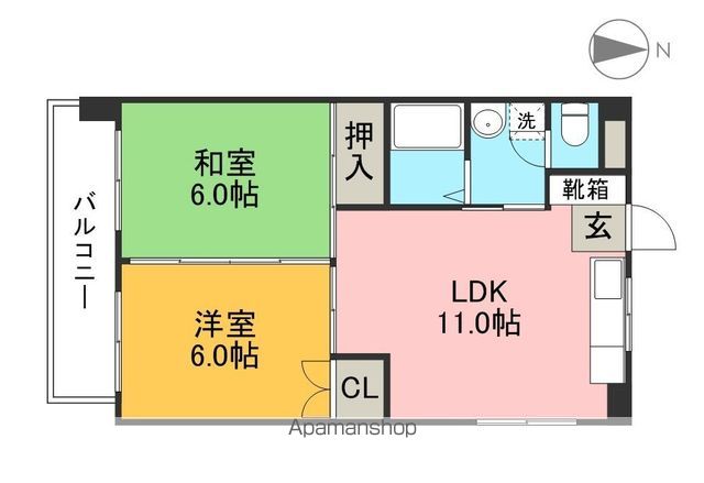 パールハイツ 間取り図