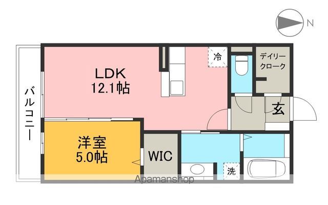 ホームインプラス 302号室 間取り