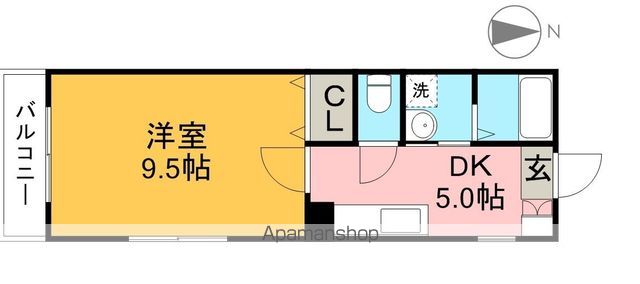 ライトベア 205号室 間取り