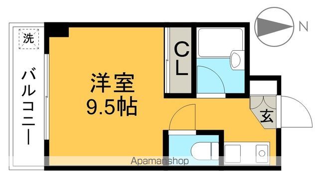 ロイヤル・レジデンス秦 402号室 間取り