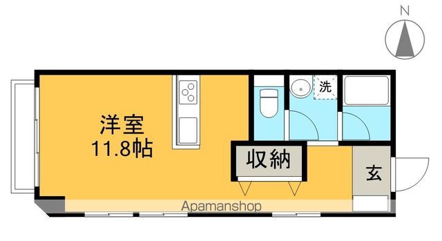 花岡ビル 302号室 間取り