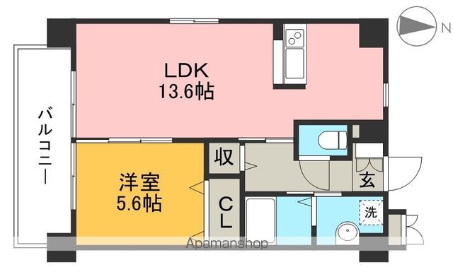 エルフィーノⅡ 305号室 間取り