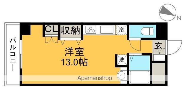 カーサ・ローズヴェール D-5号室 間取り