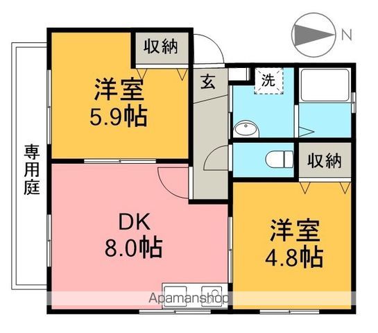 ダイヤメゾン　Ａ棟 間取り