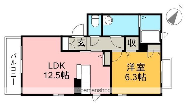 メゾン　ブランシュ 間取り
