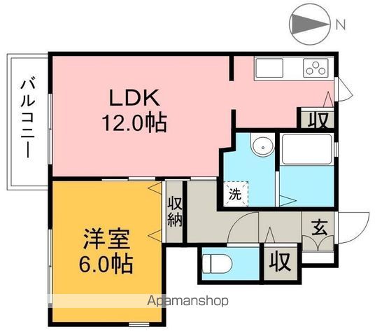 メゾンＥＹＥ　Ｆ棟 間取り