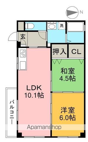 ラフィネ西秦 間取り