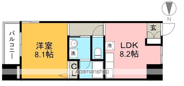 アスターハウス新本町 間取り