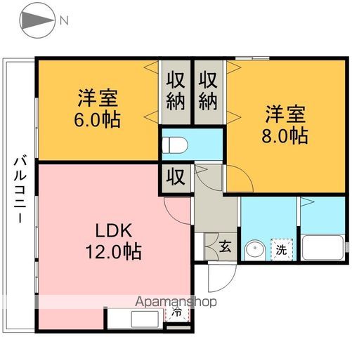 ラ・クレール 間取り