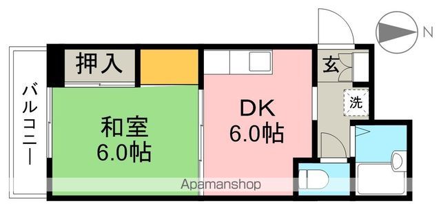 コーポ田中３号館 間取り