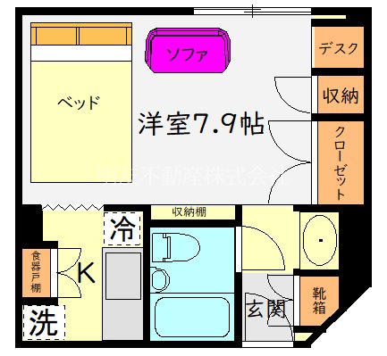 フジテラス用賀 間取り