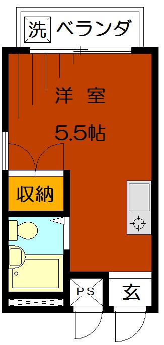 第２玉川グランドハイツ  間取り