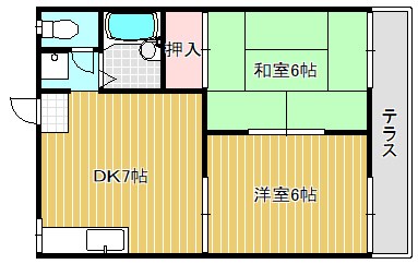 コーポ山川 間取り