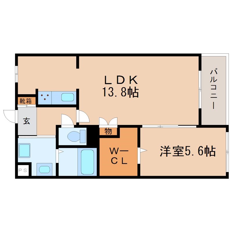 Ｓ・Ｋ守山 間取り