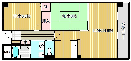 エスポワール弐番館 間取り