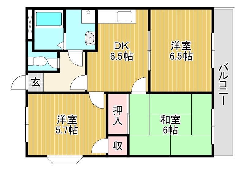 アメニティ21 間取り