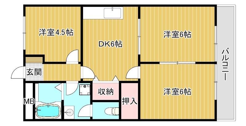 ベルメゾンA 間取り
