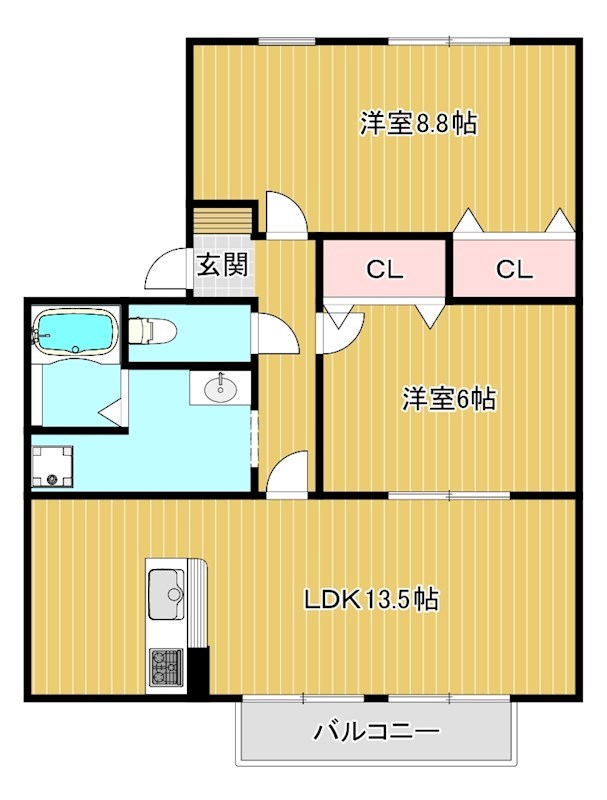 パレ・ファミール 間取り