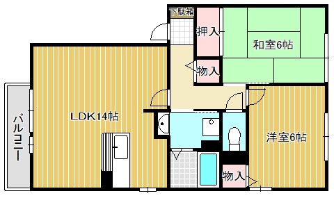 セジュール守山 間取り