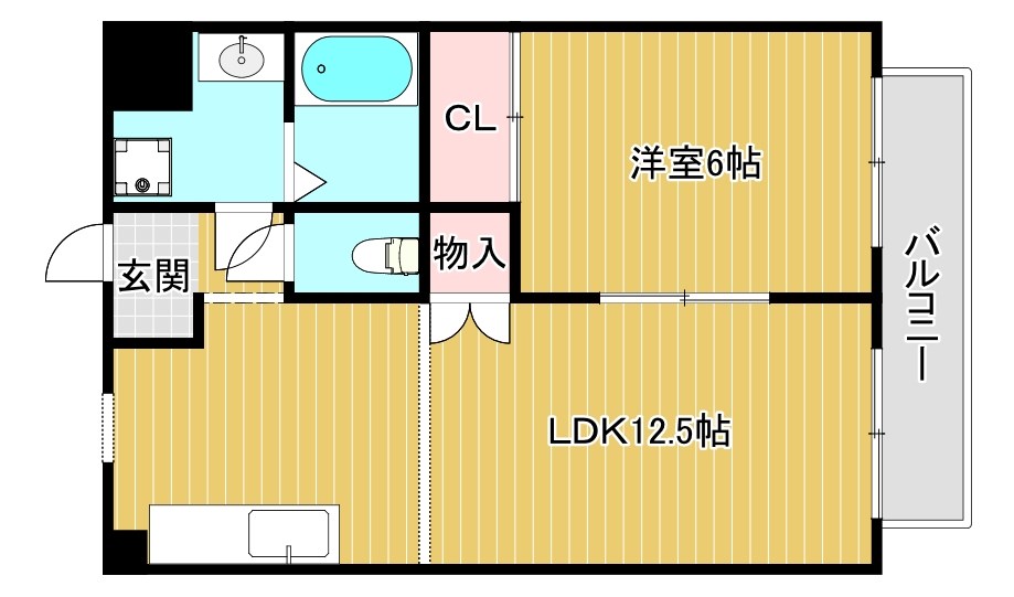 フラワー５番館　 間取り