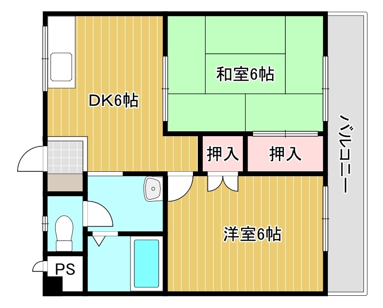 マンション万石No.7 間取り