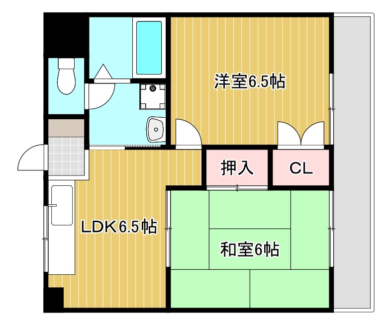 マンション万石No.8 間取り