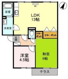 ベルヴェデールIMAI　Ⅱ 間取り