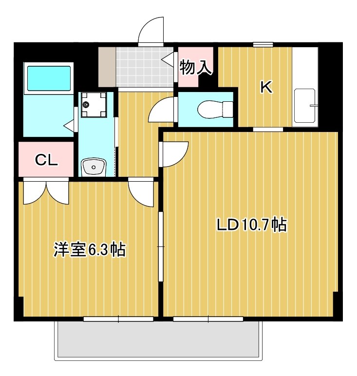 メゾンフローラⅡ 間取り