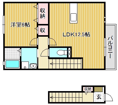 エルメゾン栗東 間取り