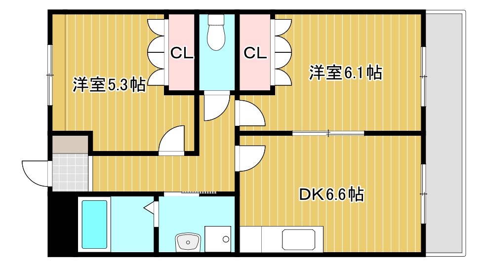 ヴィラ・ルーエン 間取り