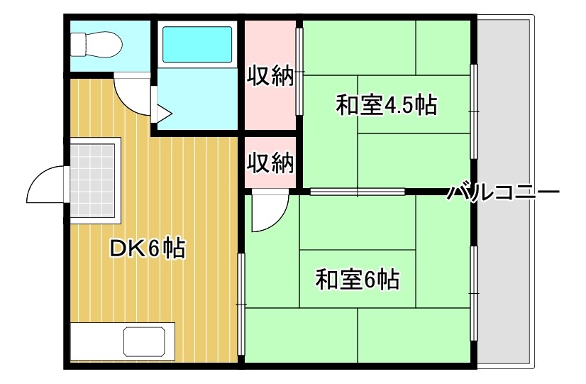 長野ハイブリッジハイツⅡ 間取り