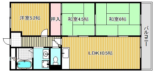 ベルエーヌ野洲 間取り