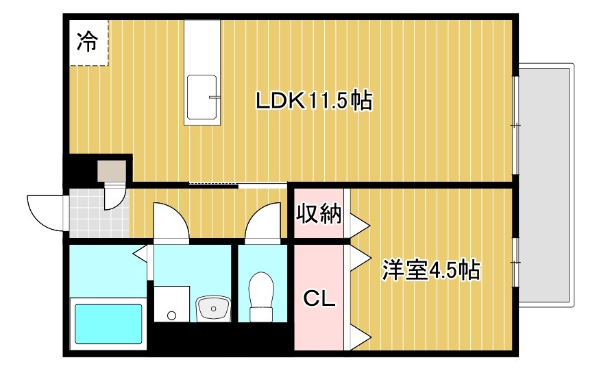 セジュールアースマーシⅢ 間取り