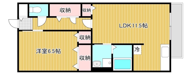 ファミーユ旭ヶ丘Ⅱ 間取り