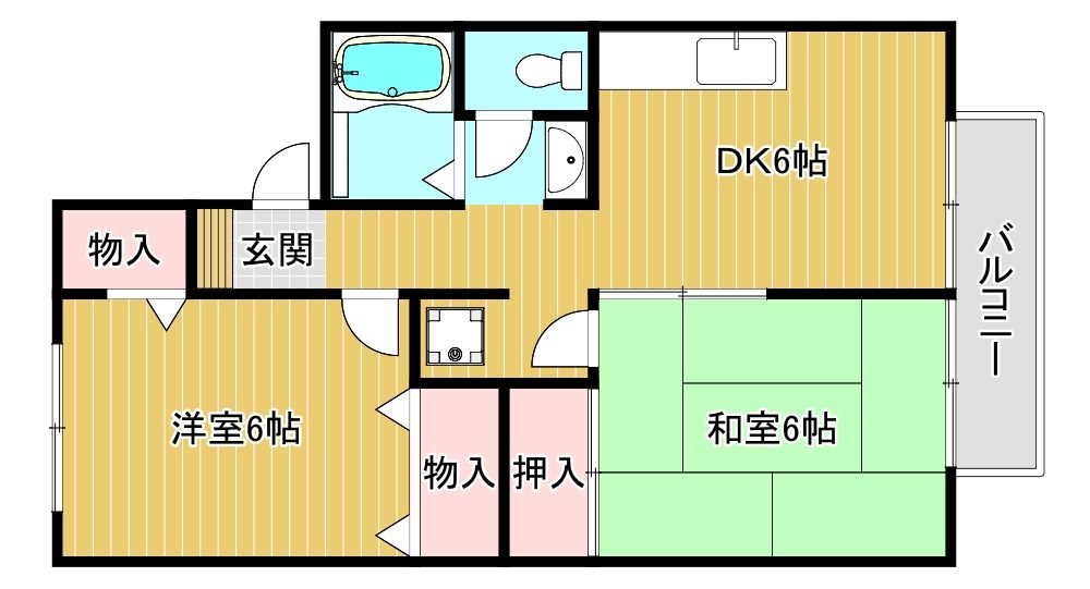 シャルム淡海 間取り