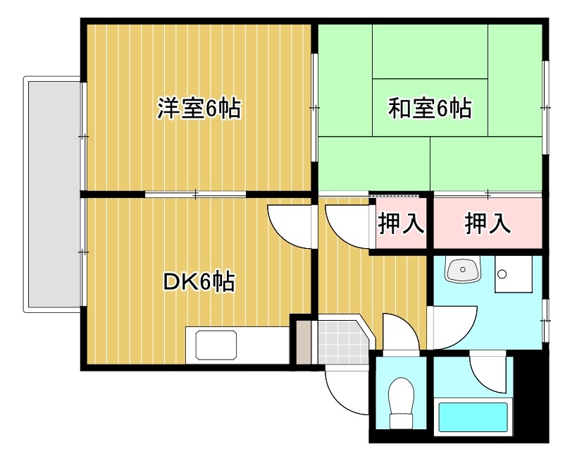 レジデンス宝積 間取り図