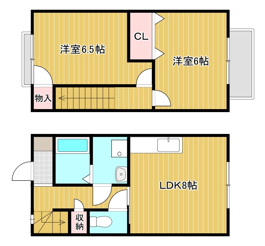 グリーンコーポ長山 間取り