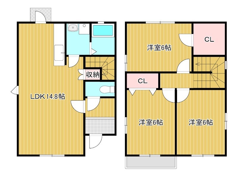 中畑様戸建カーサB 間取り