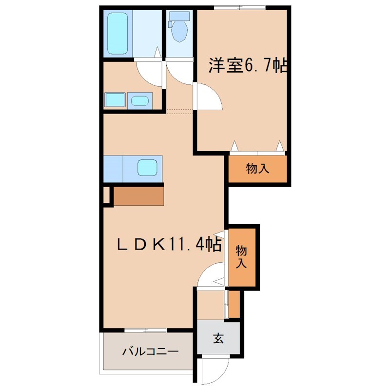 グランディール栗東 間取り