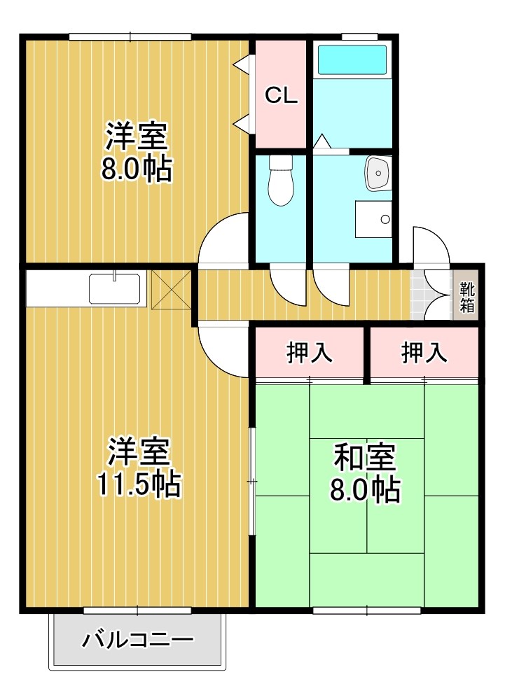 ナユタのさとセジュール　 間取り