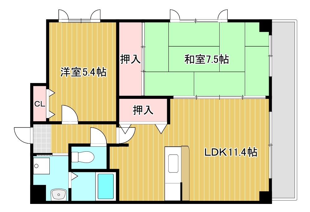 ZERO　GATE21 間取り