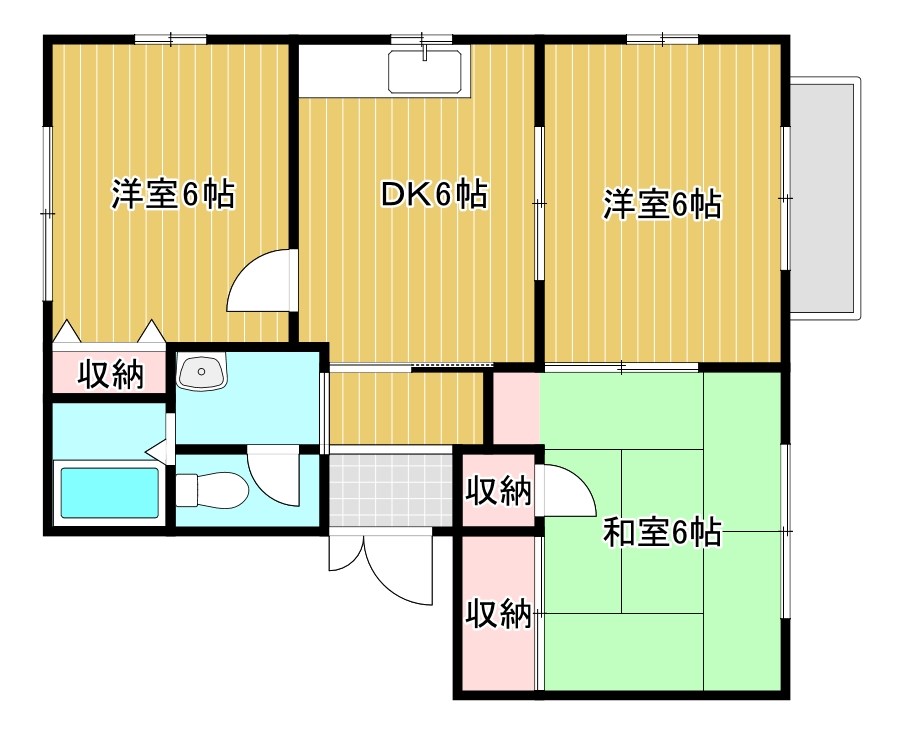 ガーデンプレイス白鳥　参番館 間取り