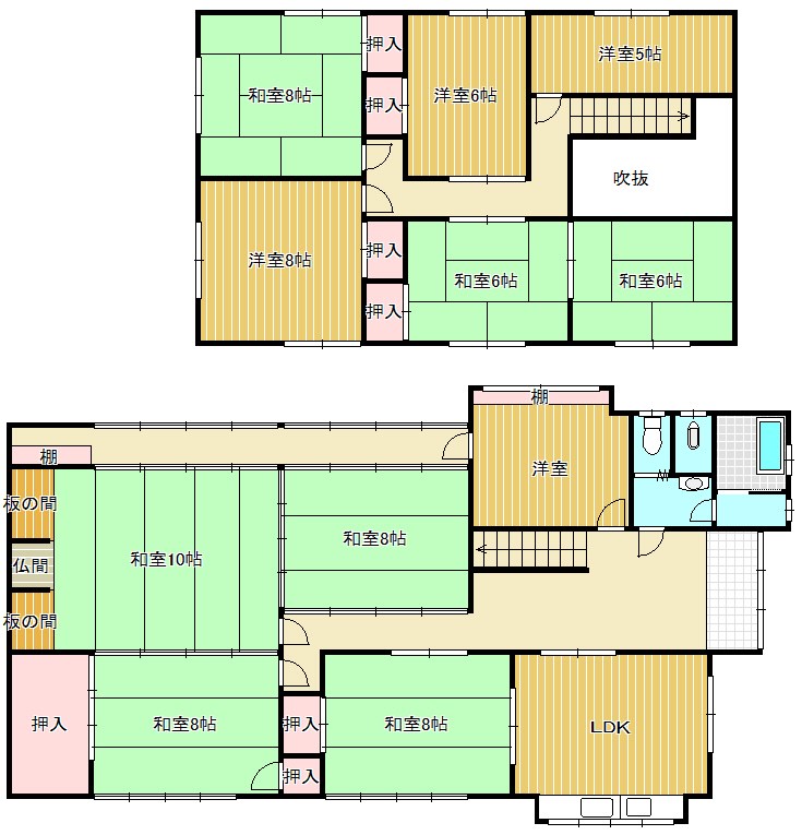 赤野井木村邸借家　【建て替え短期専用】 間取り