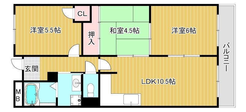 ファミール ミクボ 間取り