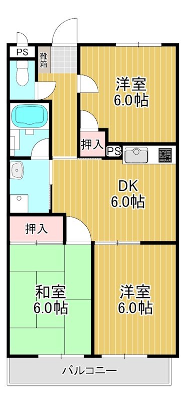 サープラス西川 間取り