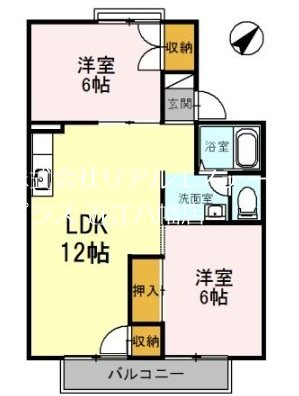 セジュールYA   間取り図