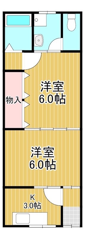 第2幸荘  間取り