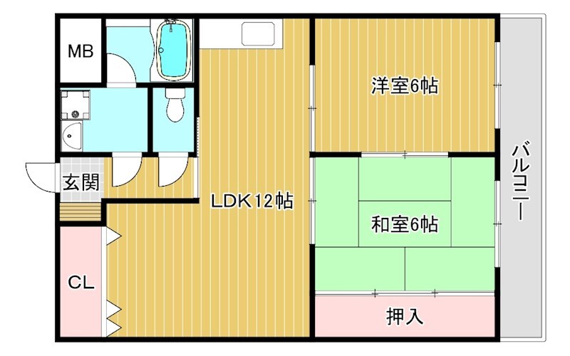 タイハイツ焼田 間取り図